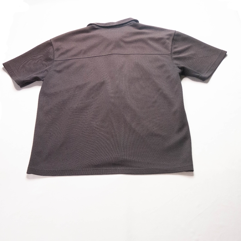 Guess Jeans USA Mens 2XL XXL Black Short Sleeve Polo Shirt - Picture 4 of 12